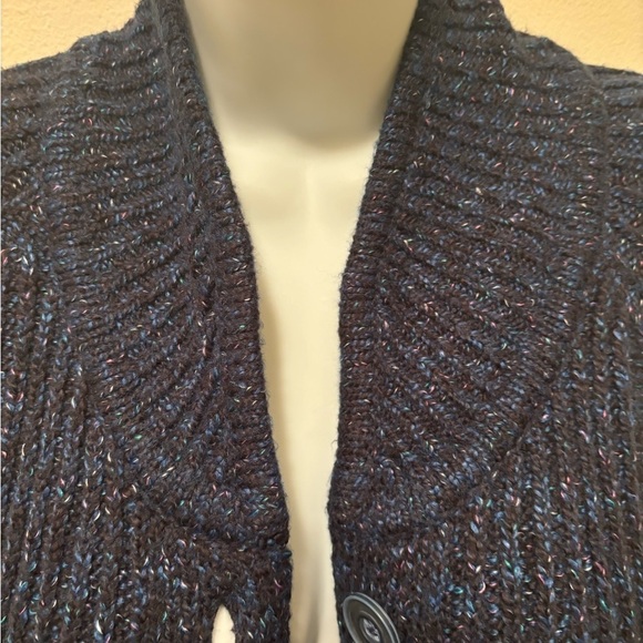 Cabi Blue Lagoon Trail Long Cardigan Sweater Duster Sz S Pockets 4276 Cozy Warm - Picture 6 of 10